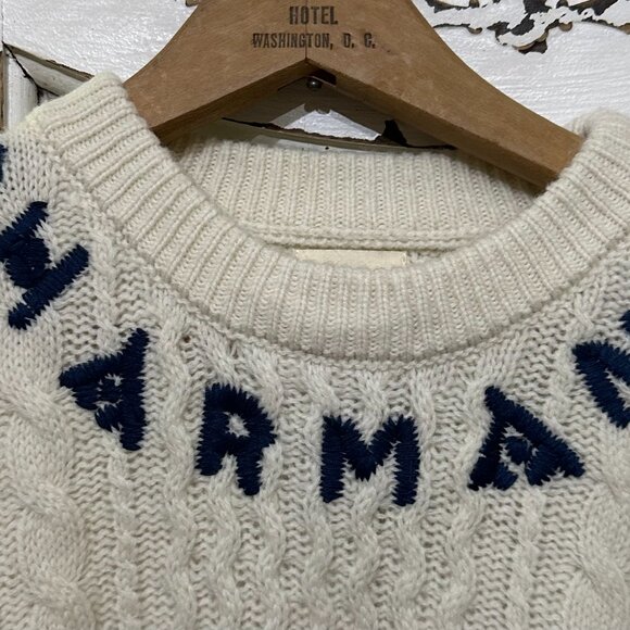 Clare V CHARMANT FISHERMAN'S SWEATER Size M NWT - Picture 4 of 6